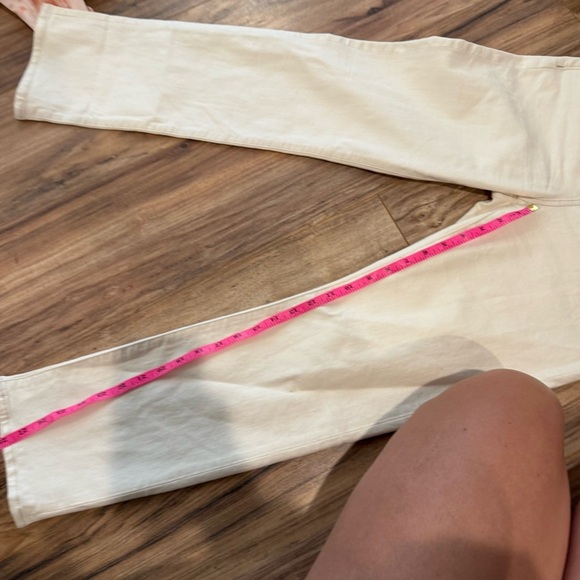 Madewell '90s Straight Jean Women's Cream Jeans - Picture 8 of 10